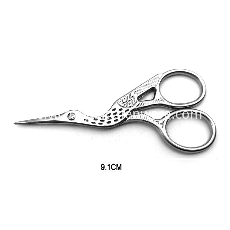 Edelstahl-Augenbrauen-Schere Stainless Steel Eyebrow Scissors